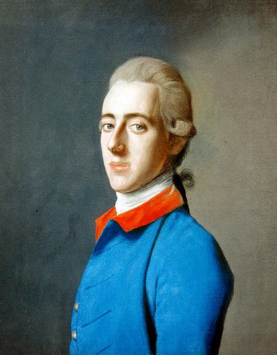 エドワード・モラントの肖像（パステル・紙） 作： Jean Étienne Liotard