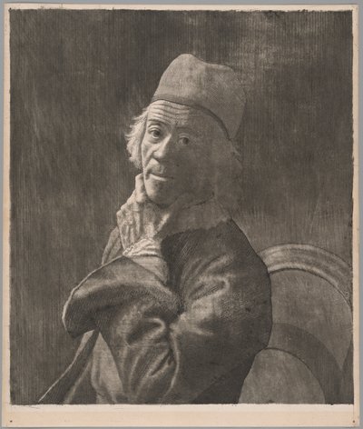 大きな自画像 作： Jean-Étienne Liotard