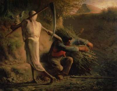 死と木こり 作： Jean Francois Millet