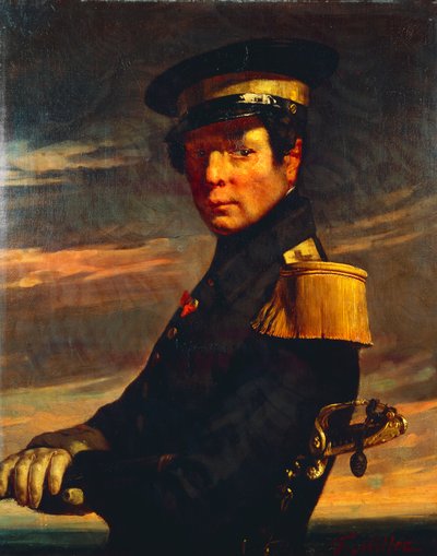 海軍士官の肖像 作： Jean Francois Millet