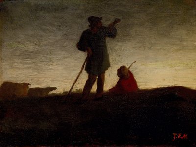 群れを想起する 作： Jean Francois Millet