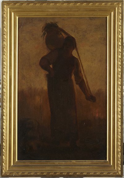 ノルマンディーの乳しぼり娘 作： Jean-Francois Millet