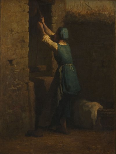 井戸のそばの女 作： Jean-Francois Millet