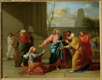 キリストとカナン人の女 作： Jean-Germain Drouais