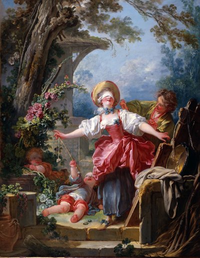 ブラインドマンズ・バフ 作： Jean-Honore Fragonard
