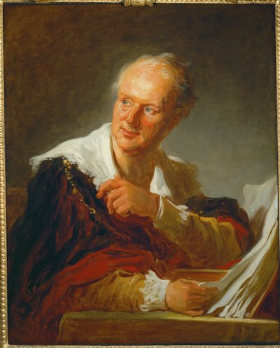 ドゥニ・ディドロ、フランスの作家、哲学者、科学者、... 作： Jean-Honore Fragonard