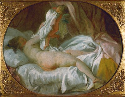 シャツを脱ぐ． 作： Jean-Honore Fragonard