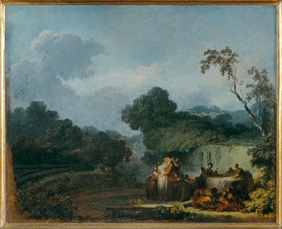 Le colin-maillard - 盲人のバフ。その前に... 作： Jean-Honore Fragonard