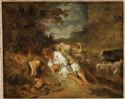 マーキュリーとアルゴス... 作： Jean-Honore Fragonard