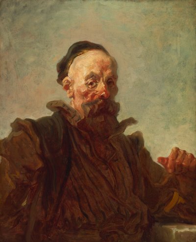 コスチュームを着た男の肖像 作： Jean-Honore Fragonard