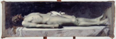 墓のキリスト 1899年頃（油彩・カンヴァス） 作： Jean Jacques Henner