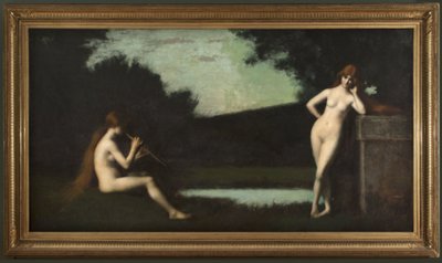 エグローグ 1879年頃（油彩・カンヴァス） 作： Jean Jacques Henner
