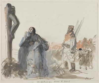 北部での奴隷生活 作： Jean-Louis Forain