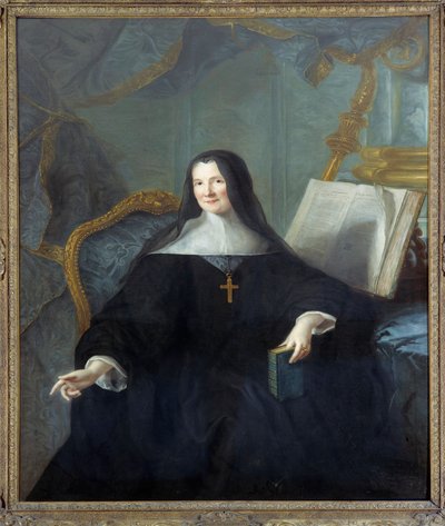 Chellesの修道院長Anne Geyssans de Clermont-Chatte (Clermont Chatte)の肖像（1789年没） Jean Marc (Jean-Marc) Nattier (1685-1766)の絵画 Sun 1,46x1,14 m - Chellesの修道院長Anne Geyssans de Clermont-Chatte (Clermont Chatte)の肖像（1 作： Jean Marc Nattier