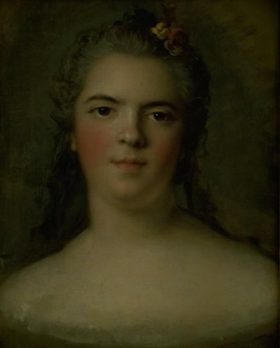 フランスのルイーズ・エリザベート、ルイ15世の娘「Mme Infante」の肖像 作： Jean-Marc Nattier