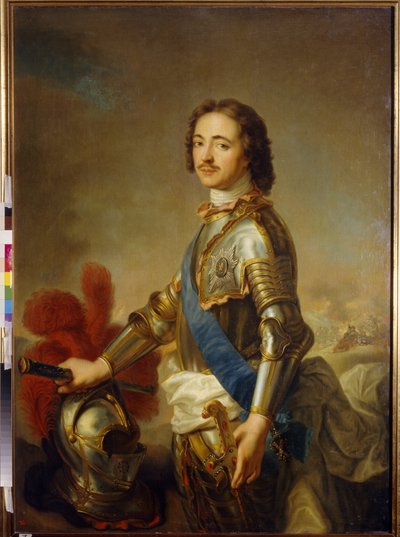 ピョートル 1 世 (1672-1725) ロシア皇帝の肖像 作： Jean Marc Nattier