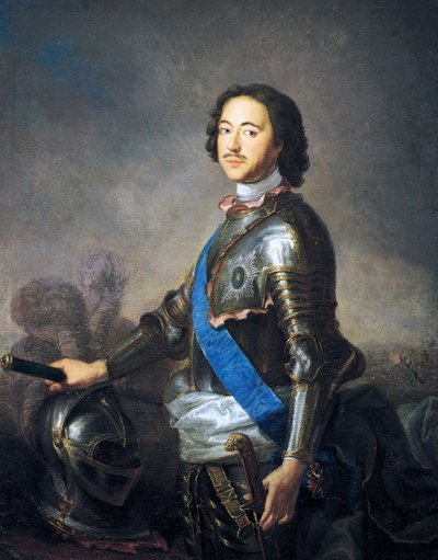 ピョートル大帝ことピョートル1世の肖像（モスクワ 作： Jean Marc Nattier