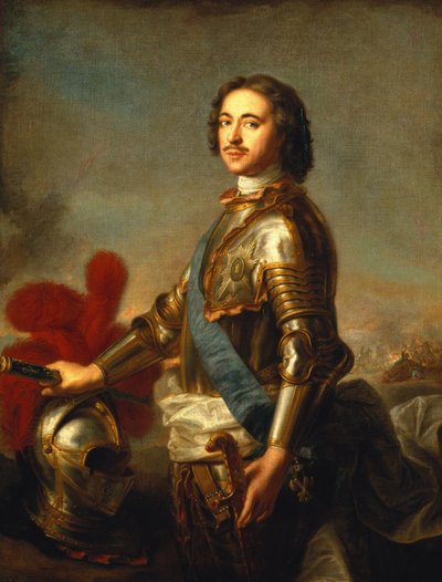 ピョートル1世またはピョートル大帝の肖像 作： Jean Marc Nattier