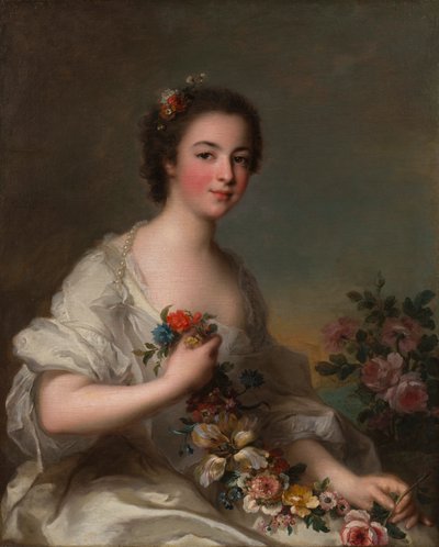 女性の肖像 作： Jean-Marc Nattier