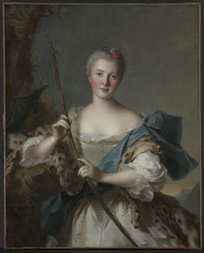 女性の肖像 ： Diana 役 作： Jean-Marc Nattier