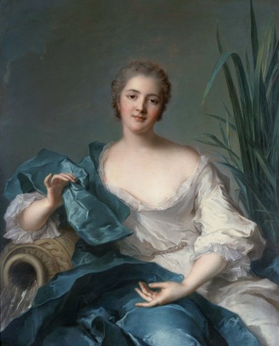 マリーアンリエット・ベルトロ・ド・プレヌフ夫人の肖像 作： Jean-Marc Nattier