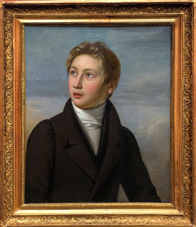 リストの子供の肖像 - フランツ・リスト（1811-1886）の肖像、ジャン・ヴィノー（1775-1826）作 1826年 - ニーム美術博物館 作： Jean (after) Vignaud