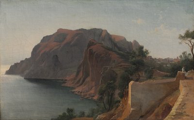 カプリ島、1845年頃（油彩、布地） 作： Jean Achille Benouville