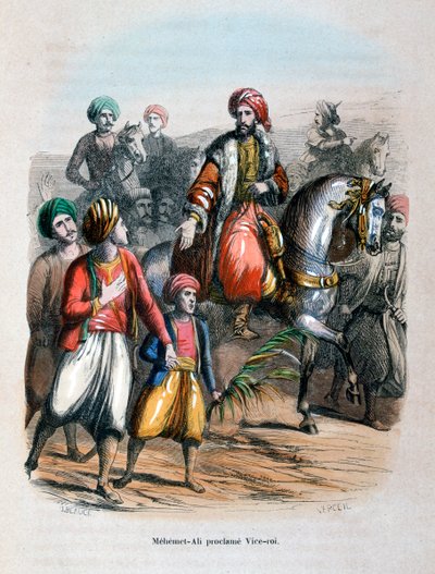 メフメットアリは1805 1847年にヴァイスロイを宣言しました 作： Jean Adolphe Beauce