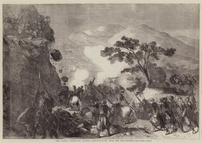 フランスのモロッコ遠征、ベニスナセンとの戦い 作： Jean Adolphe Beauce