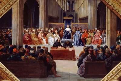 1302年4月10日、総督の議会 作： Jean Alaux
