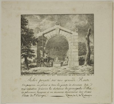 高速道路沿いの避難所プロジェクト 作： Jean Antoine Alavoine