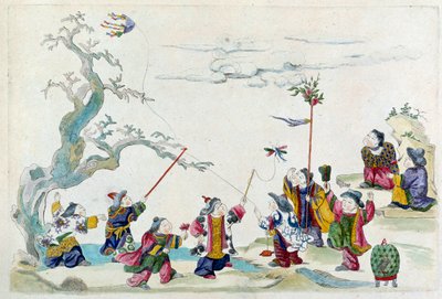 中国の花瓶からのデッサン：フェテ。ジャン・アントワーヌ・フレイズの絵画（18世紀 作： Jean Antoine Fraisse