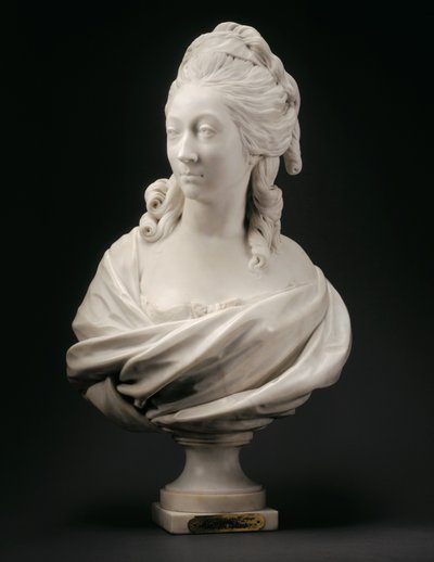 アン・マリー・ルイーズの胸像トーマス・デ・ドマンジュヴィル・ド・セリリー、コンテス・ド・パンジュ、1780年 作： Jean Antoine Houdon