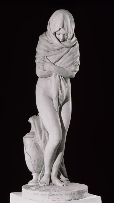冬、または肌寒い女性（大理石） 作： Jean Antoine Houdon