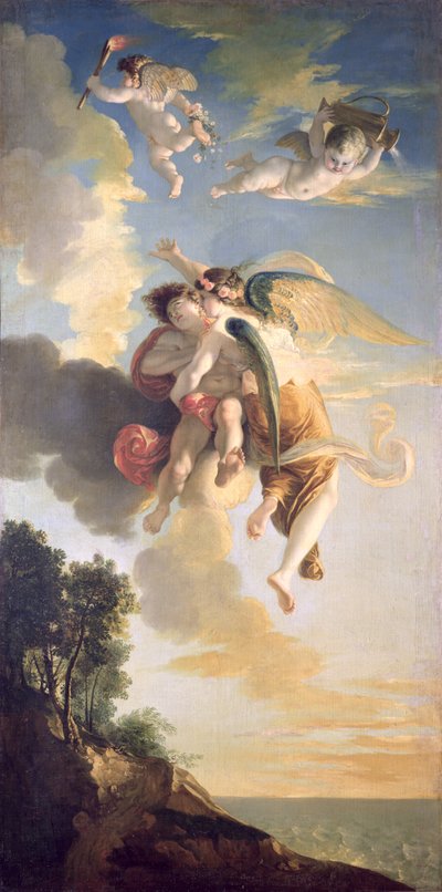 天を昇るオーロラ 作： Jean Antoine Julien de Parme