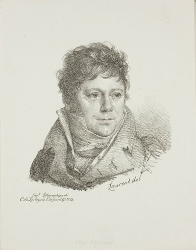 M.シェナードの肖像 作： Jean Antoine Laurent
