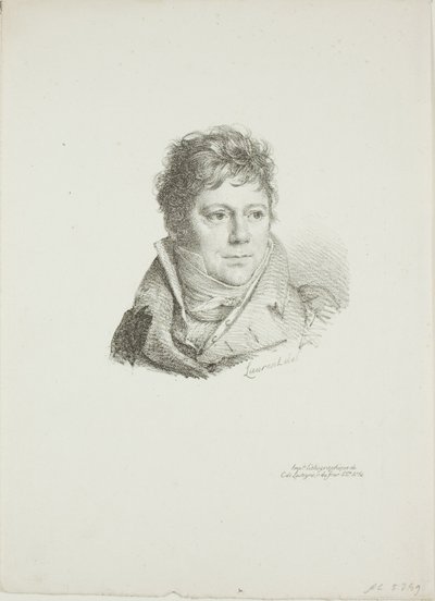 M.シェナードの肖像 作： Jean Antoine Laurent