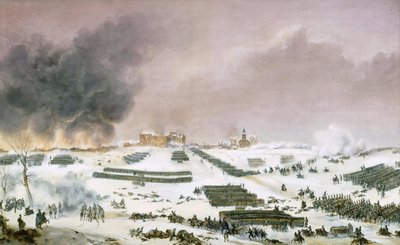 1807年2月7日のプレウジシュ-アイラウの戦い 作： Jean Antoine Simeon Fort