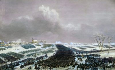1807年2月8日のプレウジシュ-アイラウの戦い 作： Jean Antoine Simeon Fort