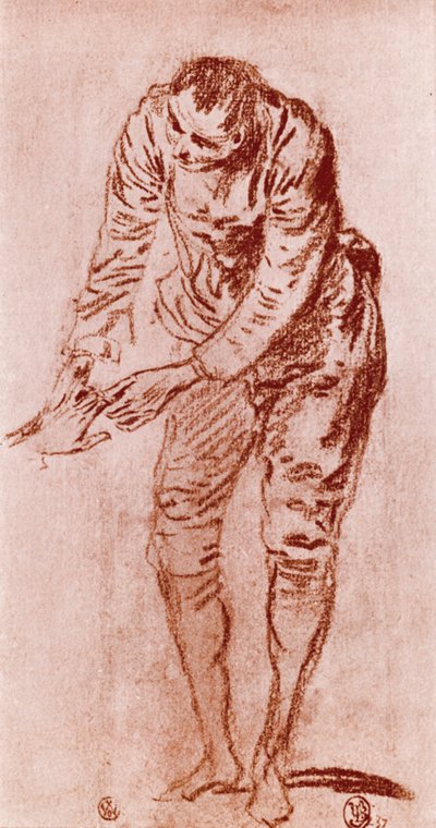 1913年、サンギンでの研究。 作： Jean Antoine Watteau