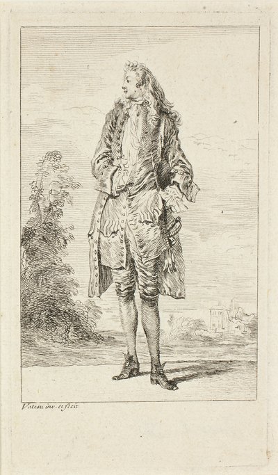 モード図 作： Jean Antoine Watteau