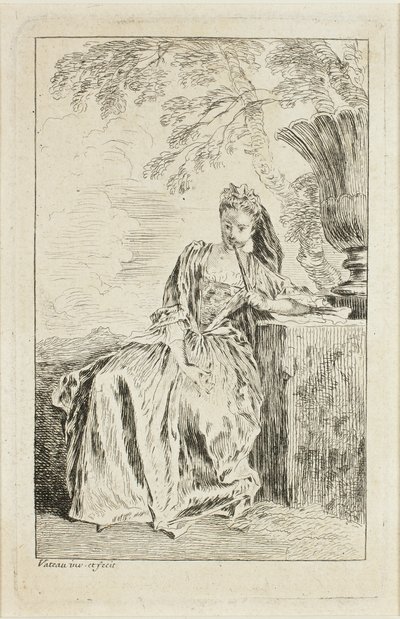 モード図 作： Jean Antoine Watteau
