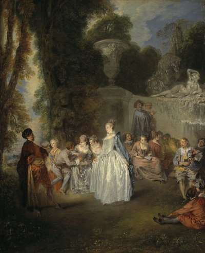 ヴェネツィアの祭り 作： Jean-Antoine Watteau