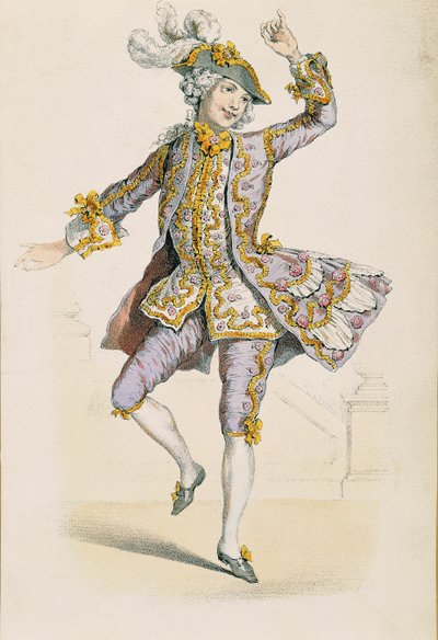 ジャン・アントワーヌ・ワトーが描いた「勇敢な農夫」。 作： Jean Antoine Watteau