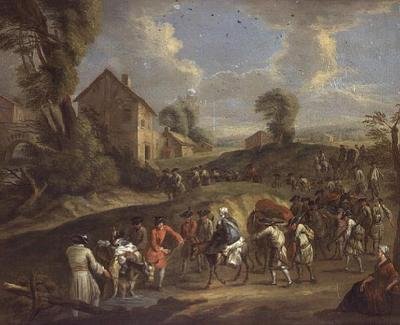 進撃の歩兵 作： Jean Antoine Watteau