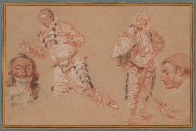 イタリアのコメディアン 作： Jean Antoine Watteau