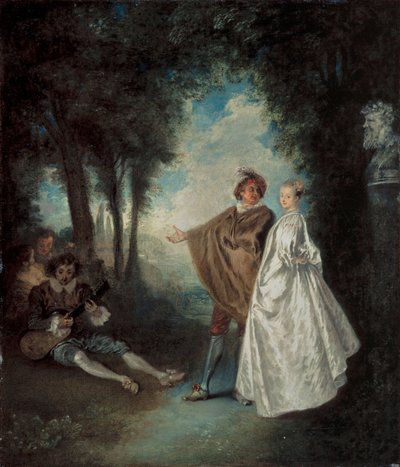 ラ・プロムナード 作： Jean Antoine Watteau
