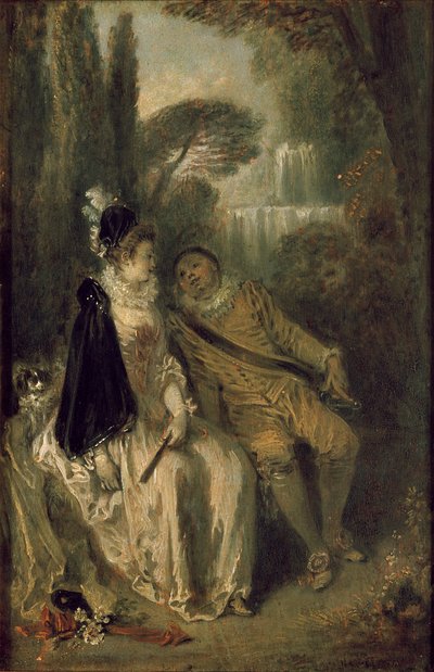 グレイシャスレスト（c1713 作： Jean Antoine Watteau