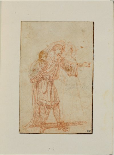 イタリア喜劇の登場人物である医師と、ある女性...。 作： Jean-Antoine Watteau