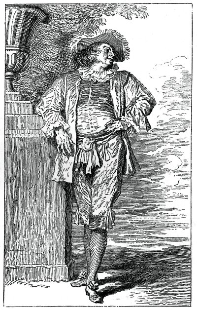 農民の衣装、1885 作： Jean Antoine Watteau